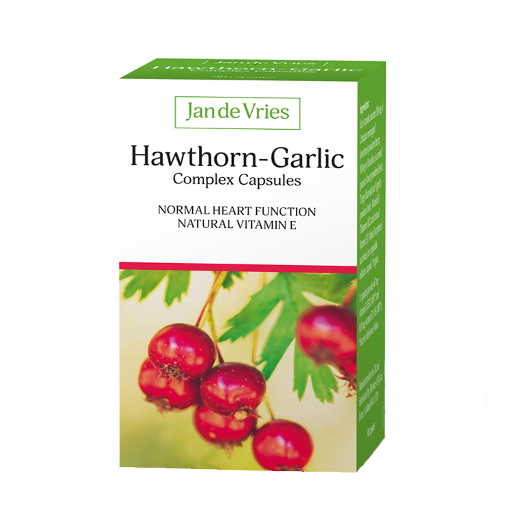 Jan De Vries Hawthorn Garlic  90caps